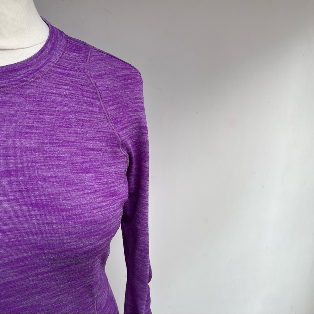 Lululemon Top UK 10 US 6 Purple Long Sleeve Thumb Hole - Picture 2 of 10